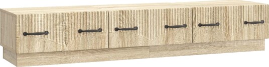 TV skap med skuff Sonoma eik 147 x 34,5 x 27 cm Konstruert tre TV skap med skuff Sonoma eik 147 x 34,5 x 27 cm Konstruert tre