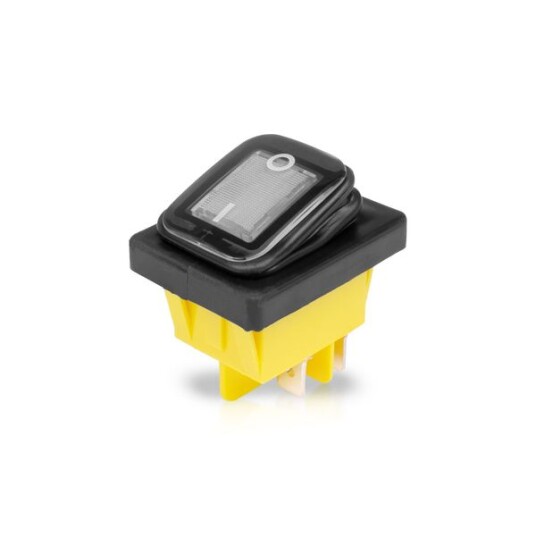 Bryter PURELUX On/Off HD Rocker Switch Hvit