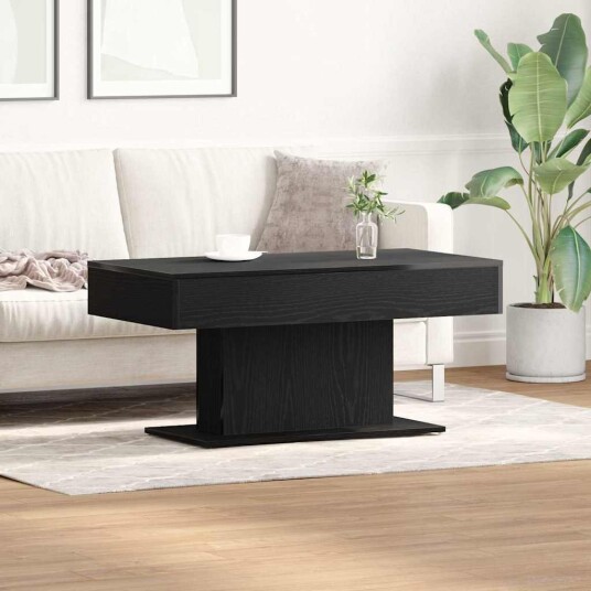 Kaffebord Svart Eik 96x50x45 cm Laget av Tre Kaffebord Svart Eik 96x50x45 cm Laget av Tre