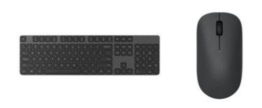 Xiaomi WXJS01YM - keyboard and mouse set - QWERTY - US - Tastatur & Mussett - Amerikansk Engelsk - Svart