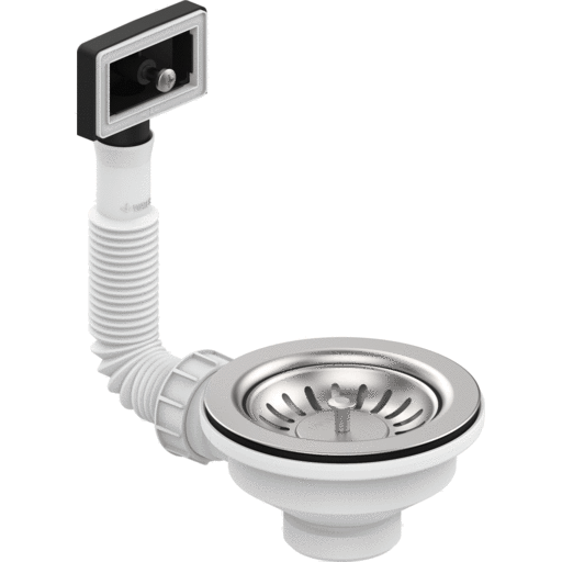 Lavabo Bunnventil 1 kum, m/overløp, Krom Lavabo Bunnventil 1 kum, m/overløp, Krom