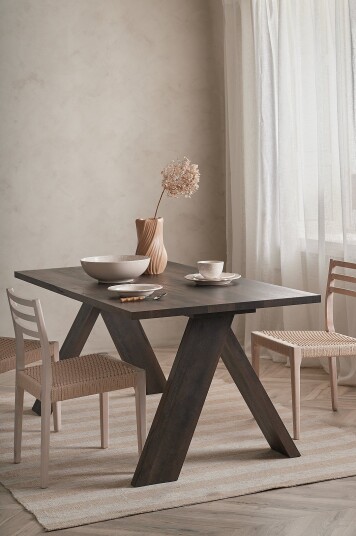 Ellos Home Spisebord Majalisa 90x180 cm Brun