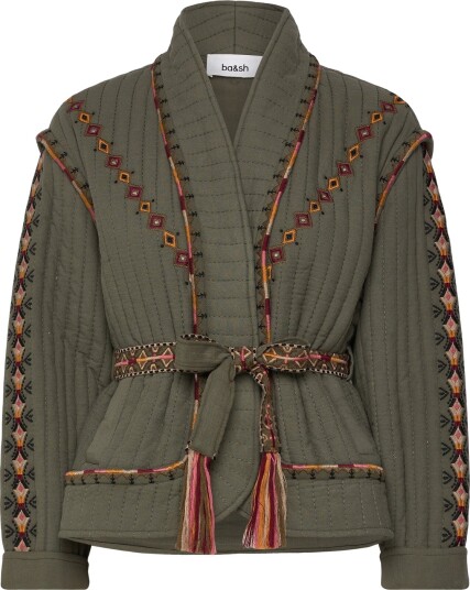 ba&sh Veste Cocoon Khaki green 38