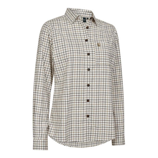 Deerhunter Lady Grace Skjorte Dame Beige Check 42