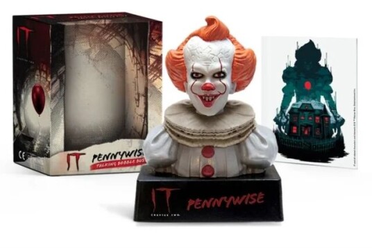 It: Pennywise Talking Bobble Bust Av Running Press, Warner Bros. Consumer Products