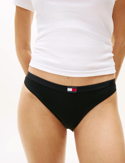 Tommy Hilfiger 3 Pack Bikini (Ext.sizes) - Black - XS
