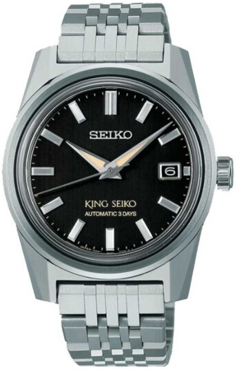 Seiko Herreklokke SPB387J1 King Sort/Stål Ø38.3 mm