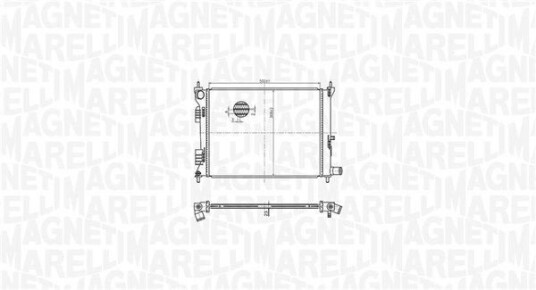 Radiator MAGNETI MARELLI 350213179500
