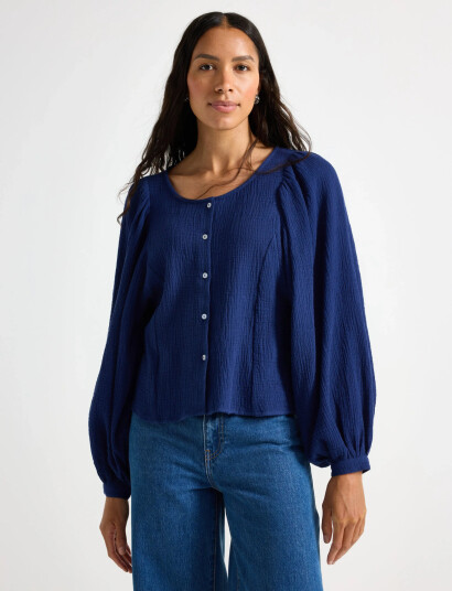 Lindex Blouse Yellena - Navy - XS Lindex Blouse Yellena - Navy - XS