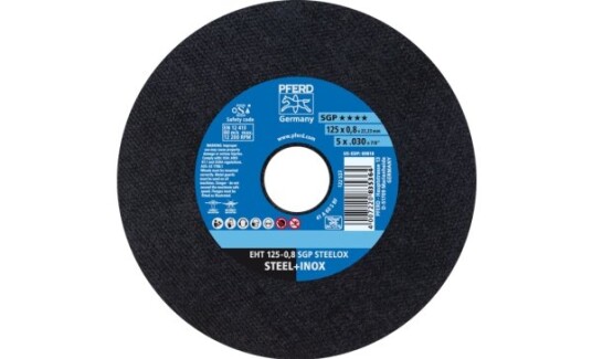 Pferd Eht 125-0,8 Sgp Steelox, Stål, Rustfritt Stål, Pferd, 2,22 Cm, 12,5 Cm, 12200 Rpm, 25 Stykker