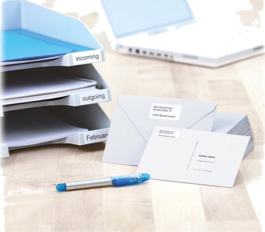 Herma Premium - Papir - Matt - Permanent Selv-Adhesiv - Hvit - 52.5 X 21.2 Mm 5600 Etikett(Er) (100 Ark X 56) Laminerte Etiketter