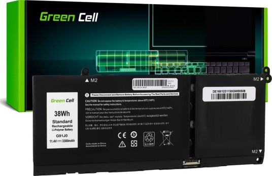 Green Cell-batteri G91J0 for Dell Latitude 3320 3330 3520, Inspiron 15
