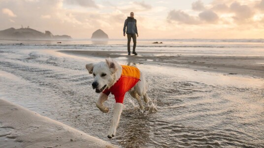 Ruffwear Undercoat Water Jacket Campfire Orange M