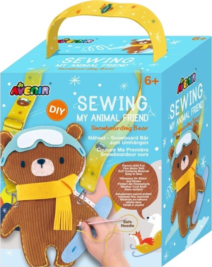 Avenir DIY Sysett Bamse med Snowboard 6+ År Avenir DIY Sysett Bamse med Snowboard 6+ År