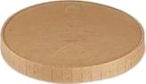 Paplåg Ø 62 Mm Til Dressingbæger Kraft Pap/Pe Brun,30 Ps X 50 Stk/Krt