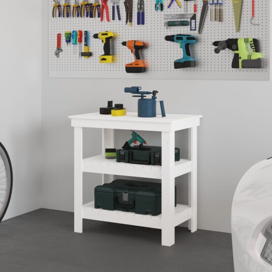  Hvit 78,5x50x80cm Heltre Furu