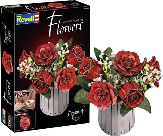 Revell Dream of Roses Byggesett i Tre - 326 Deler