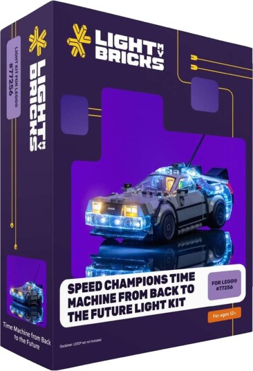 Light My Bricks DeLorean Back to the Future Lyssett 77256