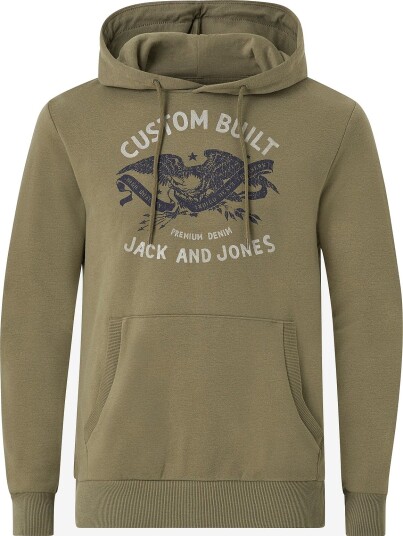 Jack & Jones - Hettegenser Jjfonne Sweat Hood - Brun