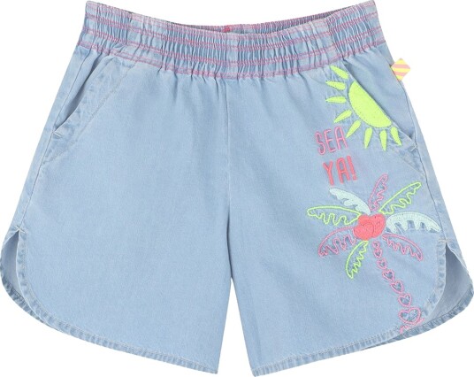 Billieblush Shorts Blekemiddel Billieblush 4 år 104 Shorts Blå