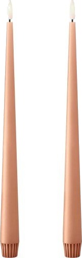 Ester & Erik LED kronelys 30 cm rosa 2 pk