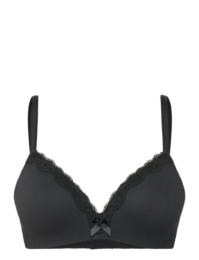 Hunkemöller Lola Wireless Low Demi Pu   Black   A x 85