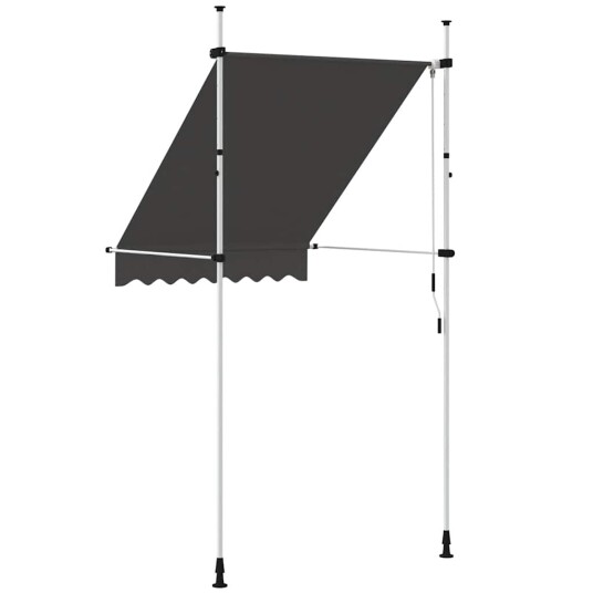 vidaXL Manuell uttrekkbar markise 150 cm antrasitt vidaXL Manuell uttrekkbar markise 150 cm antrasitt