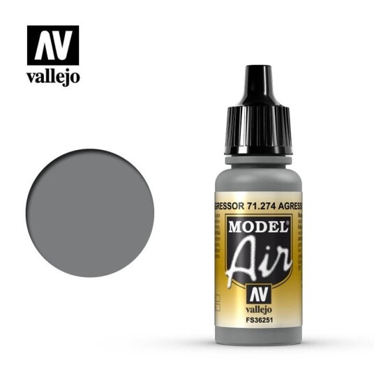 Vallejo Model Air Aggressor Gray 17ml (71.274)