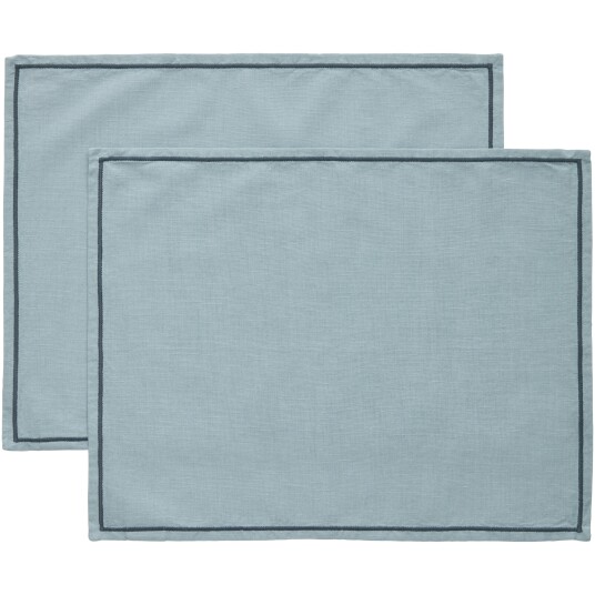 Decotique Sienna Spisebrikke 2 pk 35x45 cm Dusty Blue Decotique Sienna Spisebrikke 2 pk 35x45 cm Dusty Blue