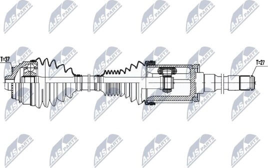Nty Drivaksel NTY NPW BM 180