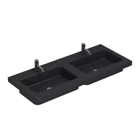 Dansani Calidris Unique Silestone Servant Måltilpasset Charcoal Soapstone / 180cm Dobbel