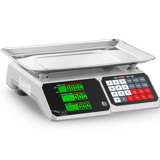 Steinberg Systems Butikkvekt 30 kg / 1 g 34,1 x 24,1 cm LCD 10030318 Steinberg Systems Butikkvekt 30 kg / 1 g 34,1 x 24,1 cm LCD 10030318