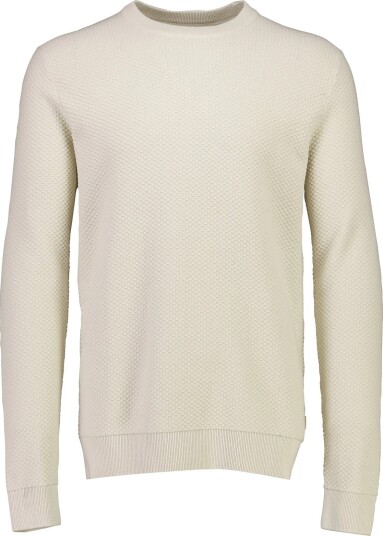 Lindbergh Structure O Neck Knit   LT STONE   L