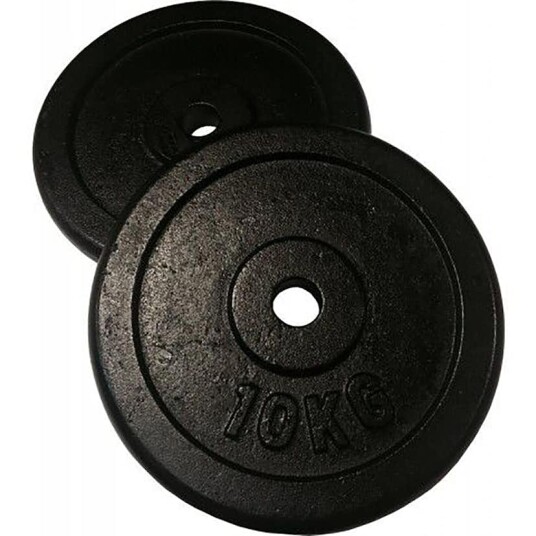Vektskiver Fitn Shape Jern til 50 mm Stenger 2 st Vektskiver Fitn Shape Jern til 50 mm Stenger 2 st