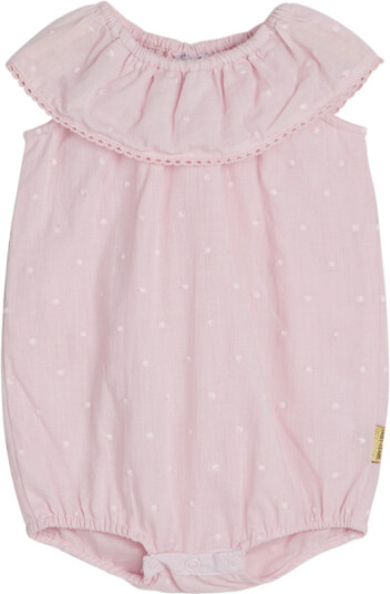 Hust And Claire Magnolia Romper Skin Chalk (80 / 1 år)