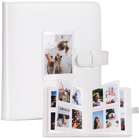 Hvit Fotoalbum For 3-Tommers Film Instax Mini