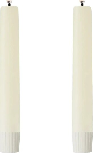 UYUNI Lighting Taper Candle Soft Fit Cap W2,3 H15 Cream H16CM