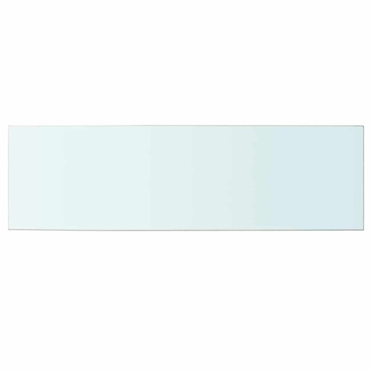 vidaXL Hyllepaneler 2 stk klart glass 100x30 cm vidaXL Hyllepaneler 2 stk klart glass 100x30 cm