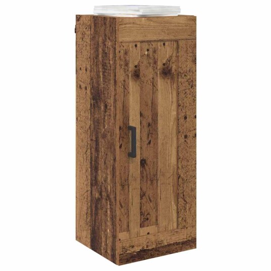 Veggskap Gamle tre 34,5 x 34 x 90 cm Konstruert tre