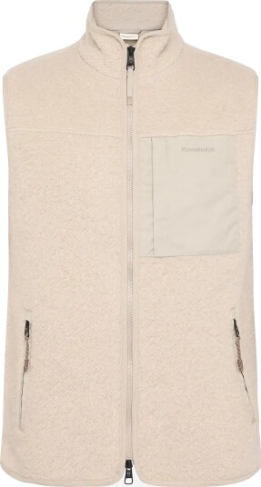 Knowledge Cotton Apparel Wool Fleece Vest ITEM COLOUR S