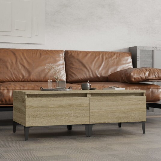 Sidebord 2 stk sonoma eik 50x46x35 cm konstruert tre 8720845668686 Sidebord 2 stk sonoma eik 50x46x35 cm konstruert tre 8720845668686