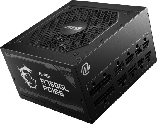 MSI MAG A750GL PCIE5 Strømforsyning 750W 80 Plus Gold