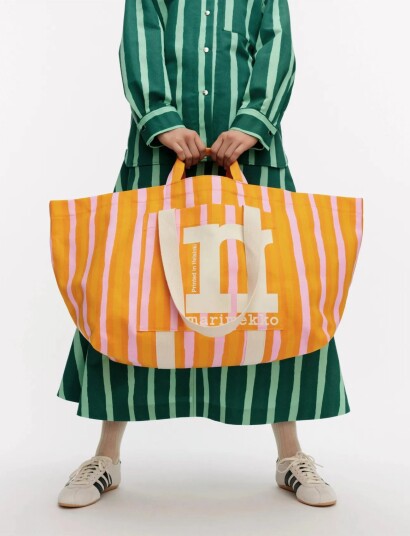 Marimekko Mono City Xl Tote Piccolo Orange ONE SIZE