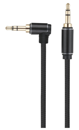DACOTA PLATINUM MINI JACK KABEL HANN-HANN VINKEL 3M, SVART