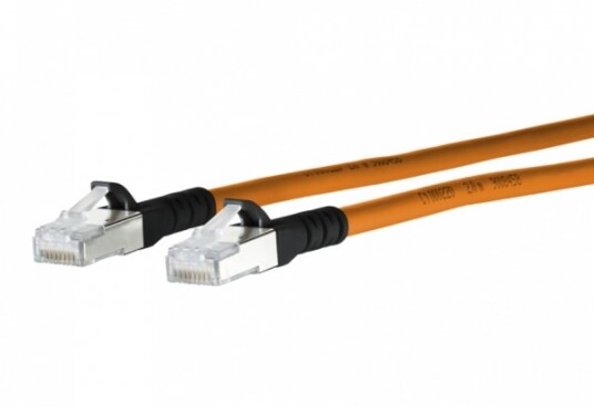 Metz Connect 130845A001-E 10 M Cat6a Sf/Utp S-Ftp Rj-45 Rj-45 Oransje