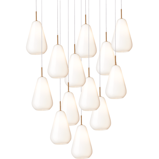 Nuura Anoli 13 Taklampe Nordic Gold & Opal Nuura Anoli 13 Taklampe Nordic Gold & Opal