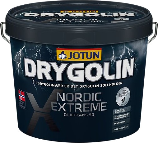 Jotun drygolin nordic extreme 50 oksydrød base 9l