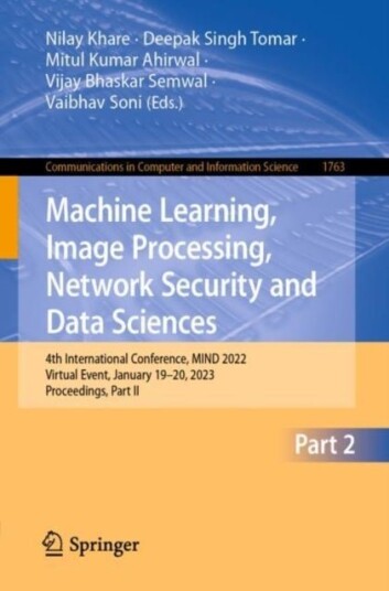 Machine Learning Image Processing Network Security and Data Sciences Machine Learning Image Processing Network Security and Data Sciences
