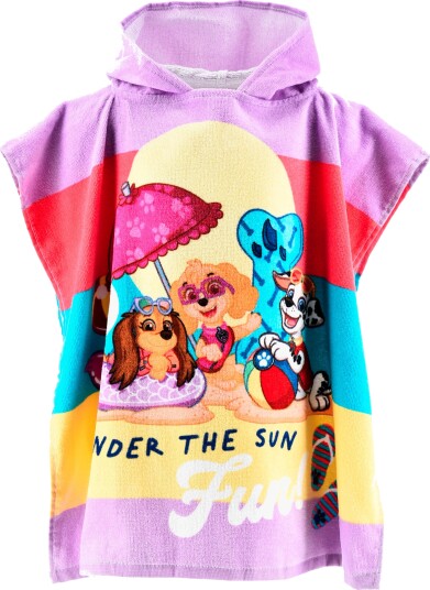 Paw Patrol Badeponcho 100% Bomull Lilla