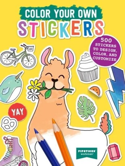 Color Your Own Stickers Av Pipsticks¿+workman¿